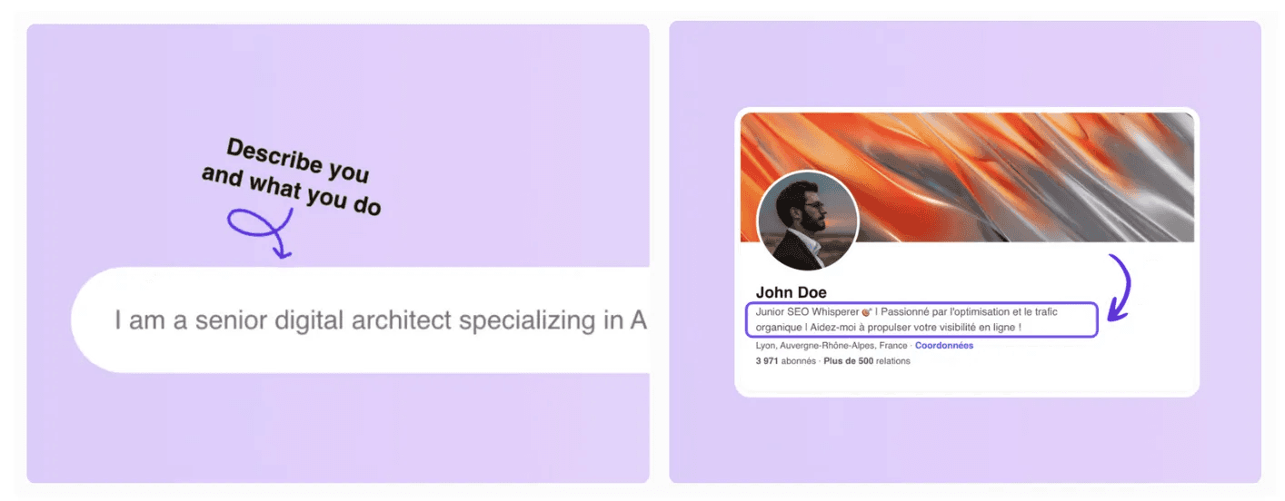 MagicPost offeres a free headline generator for a LinkedIn profile
