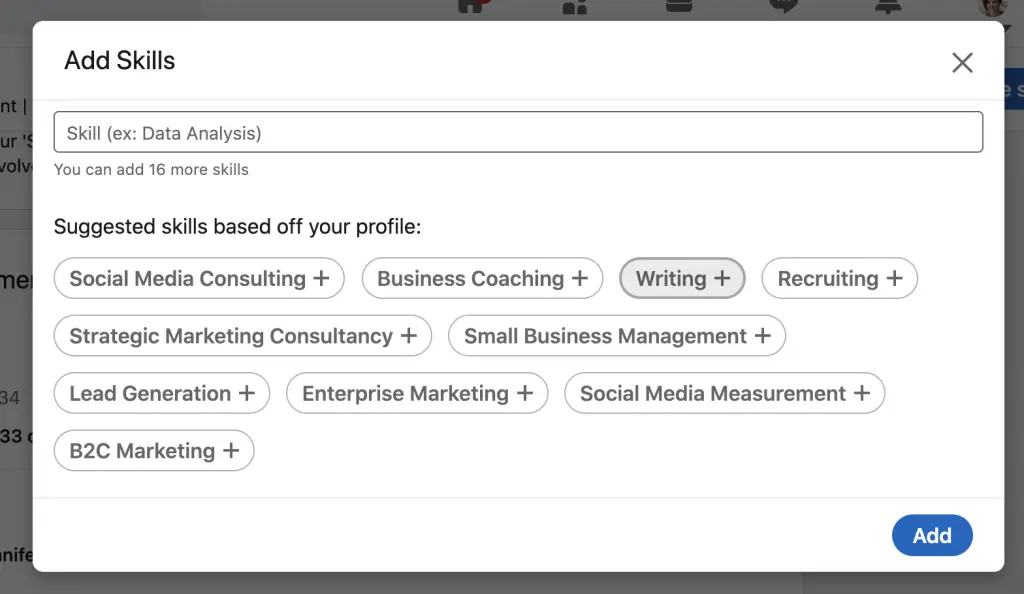linkedin skills