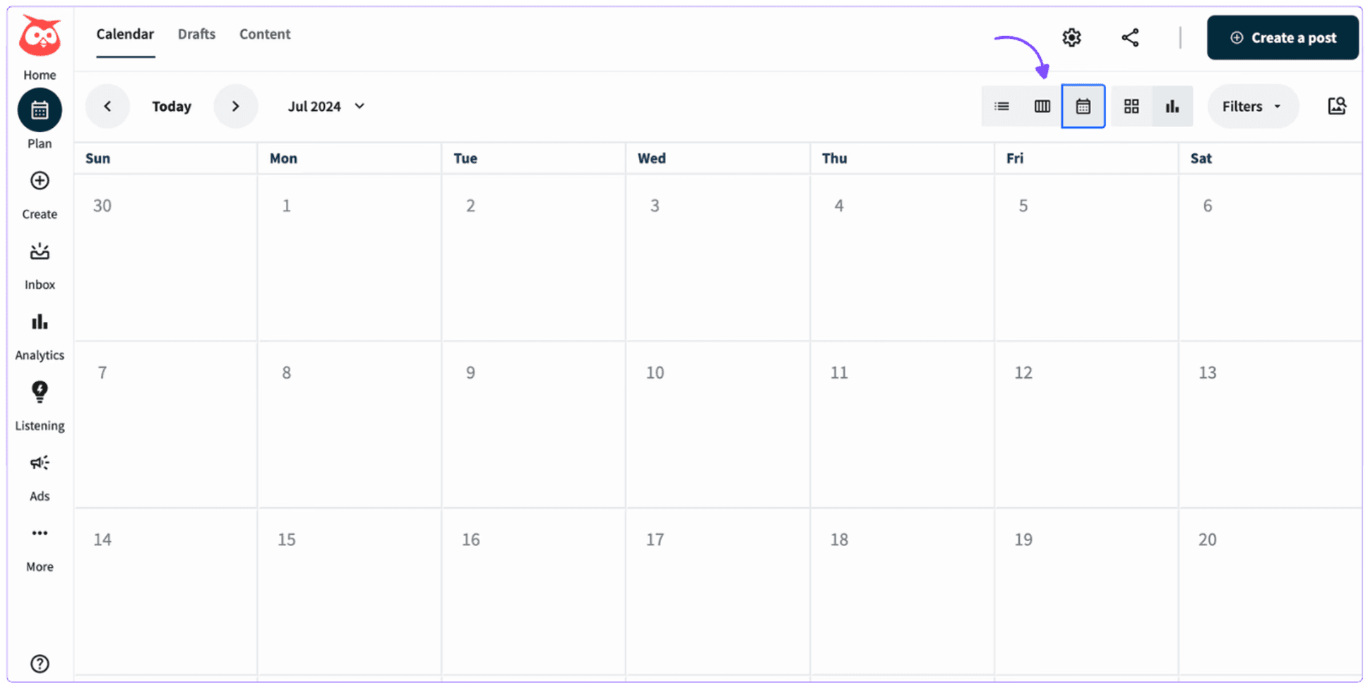 Hootsuite Kalender Review