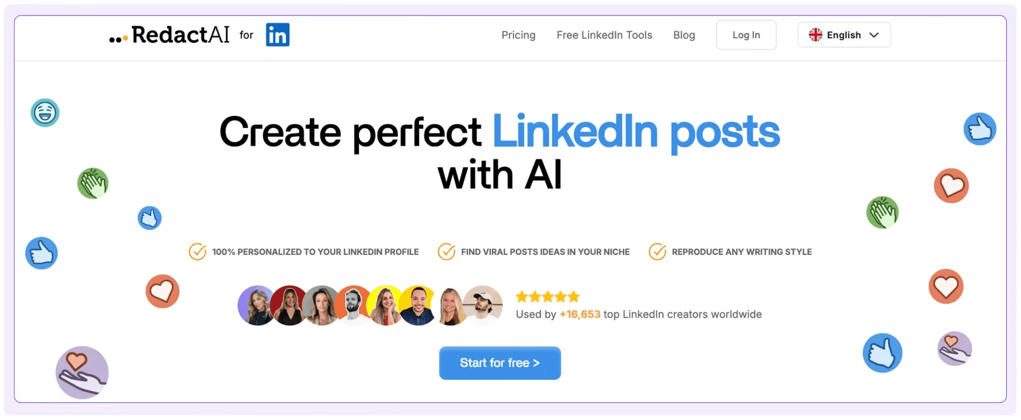 RedactAI as a LinkedIn tool