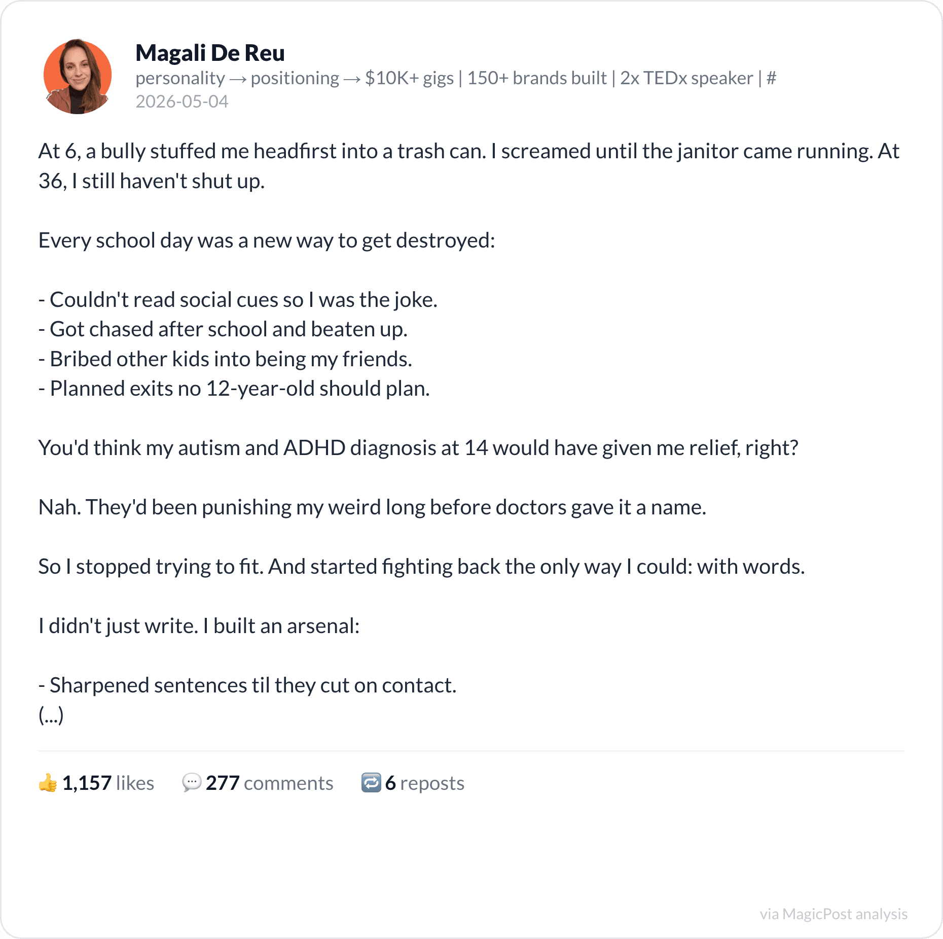 Magali De Reu on weaponizing your weird