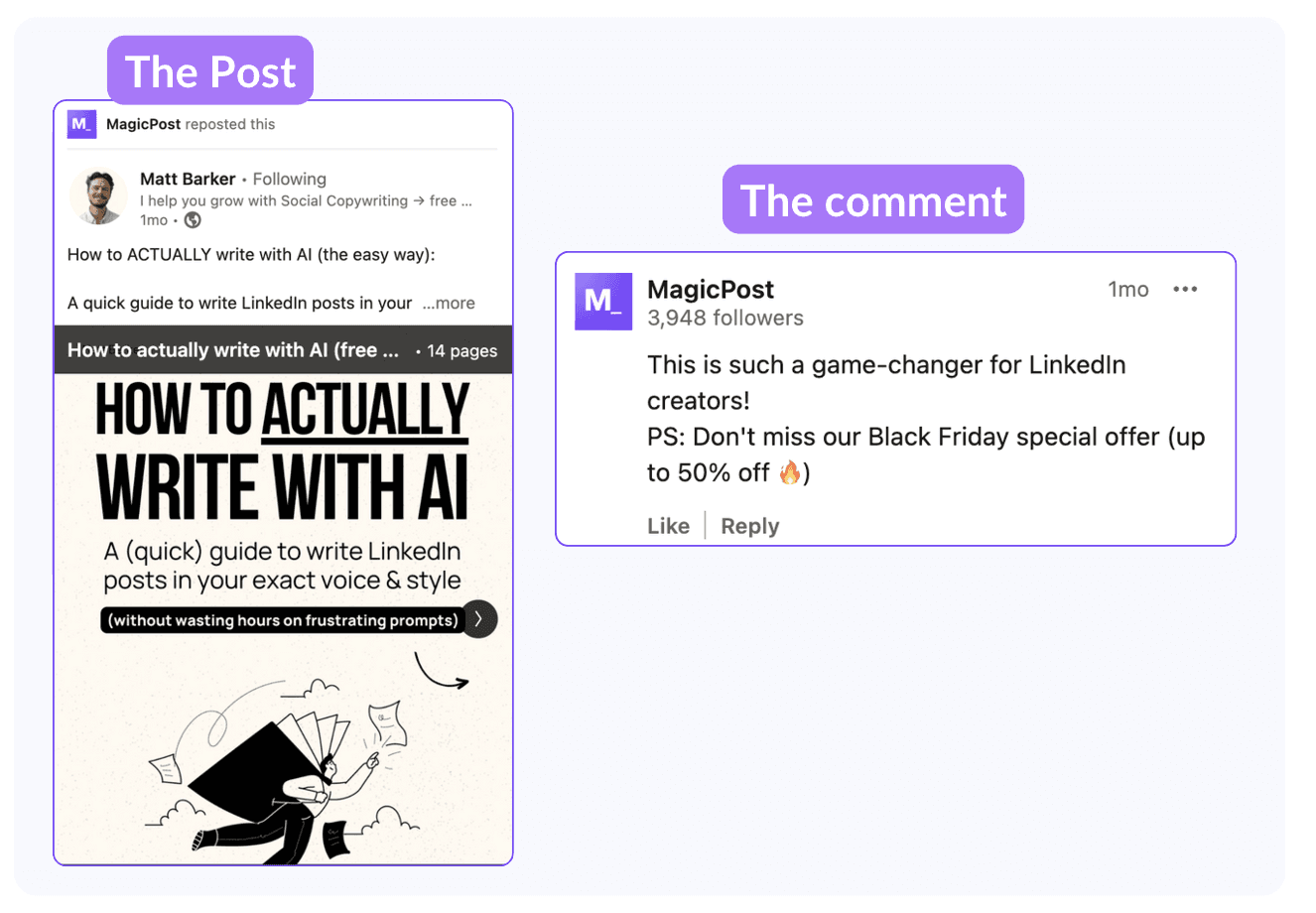 engage with your linkedIn audience