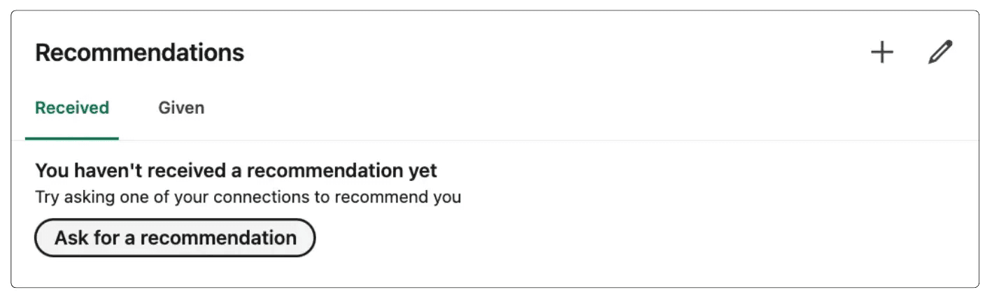 how to ask for a LinkedIn recommendation