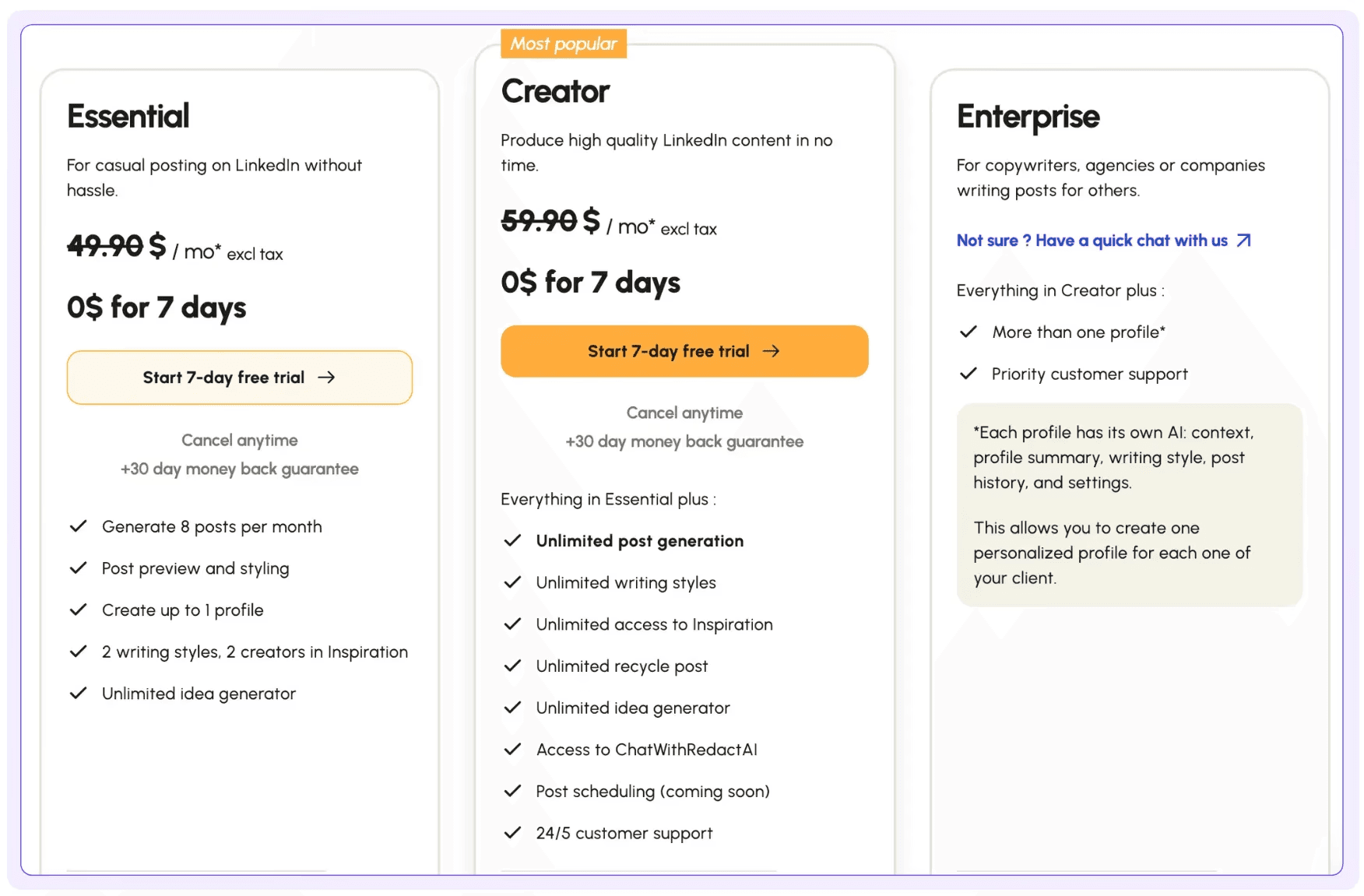 RedactAI pricing